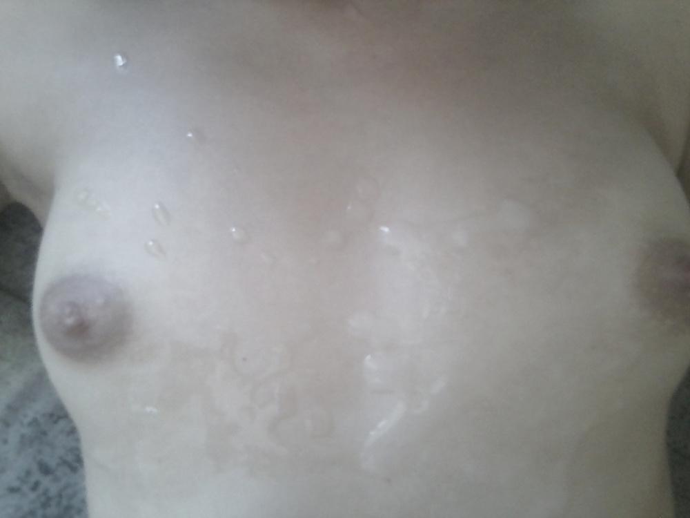 4P I fucked my girl on sofa and jizzed on her tits!