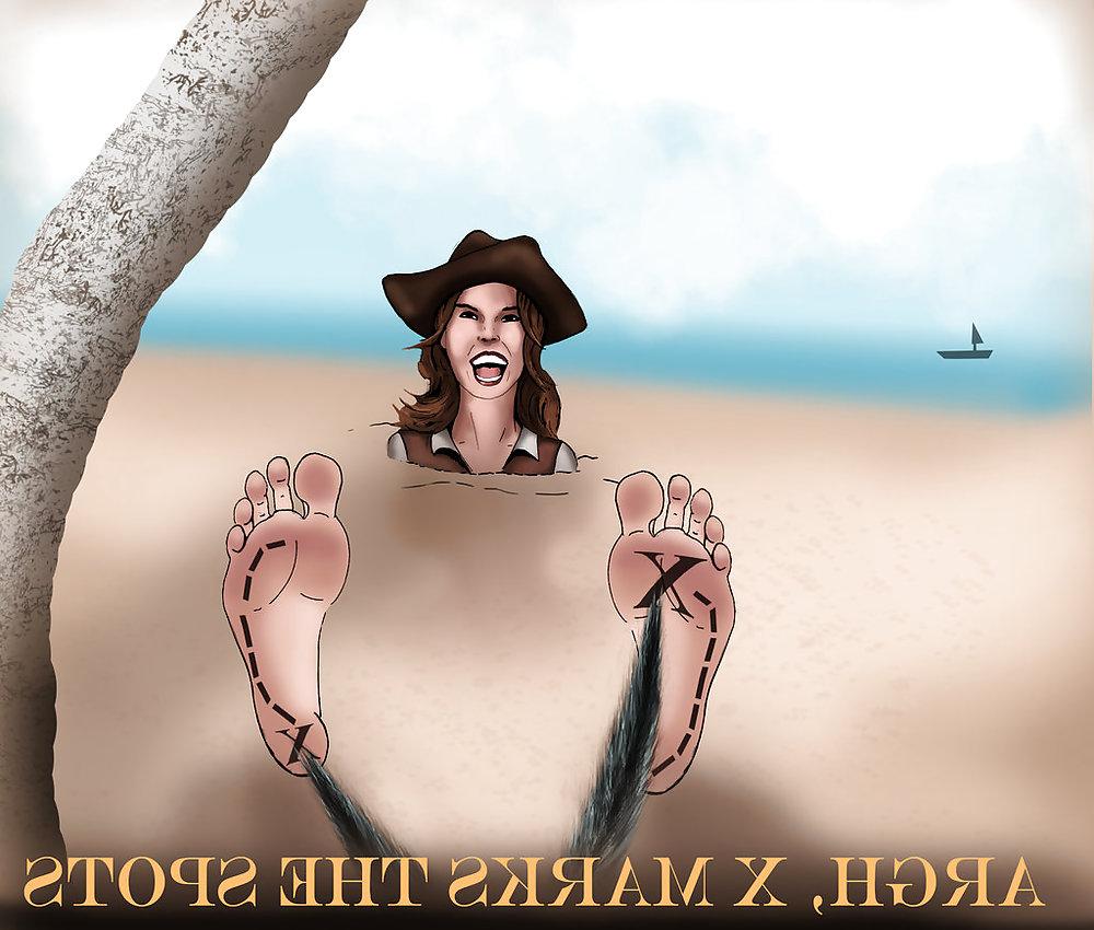16P In sexy cartoons BigFoot makes foot fetish dreams come true