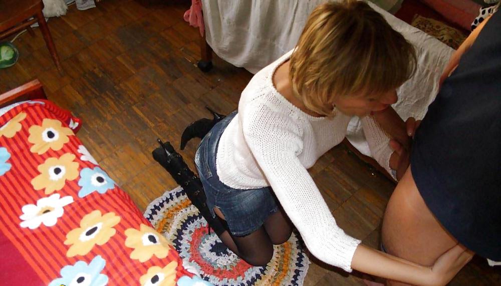 22P Cocksucking sluts with their stockings on - 4