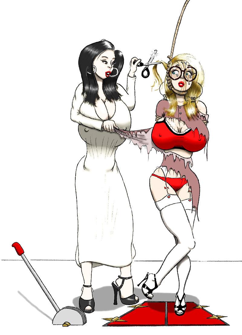 25P Women drawn by Raoulster are huge titty objects