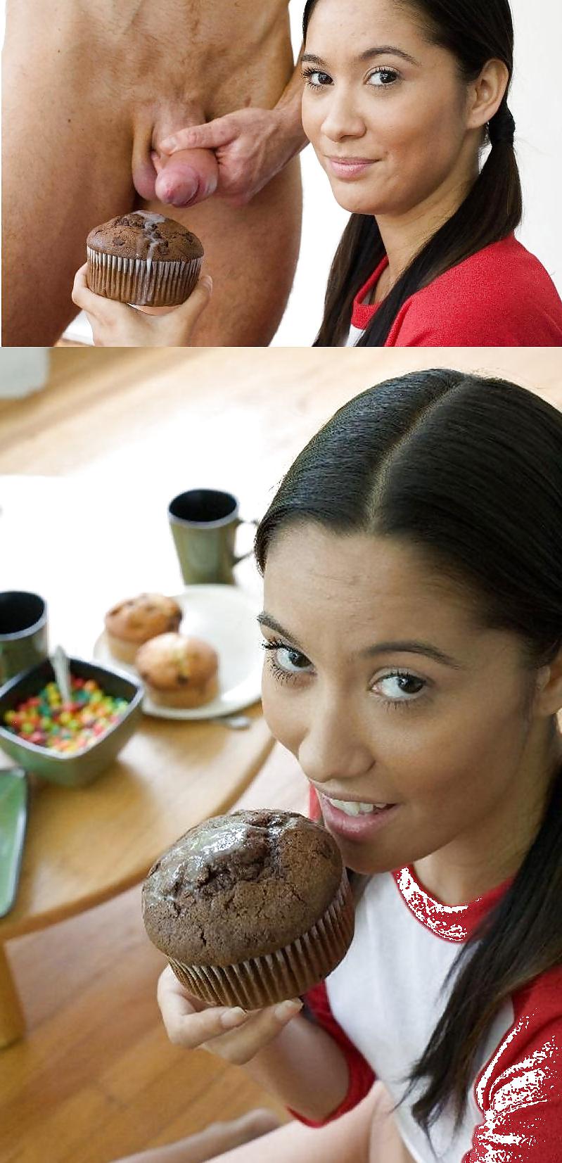 22P Spunk on the bitches food