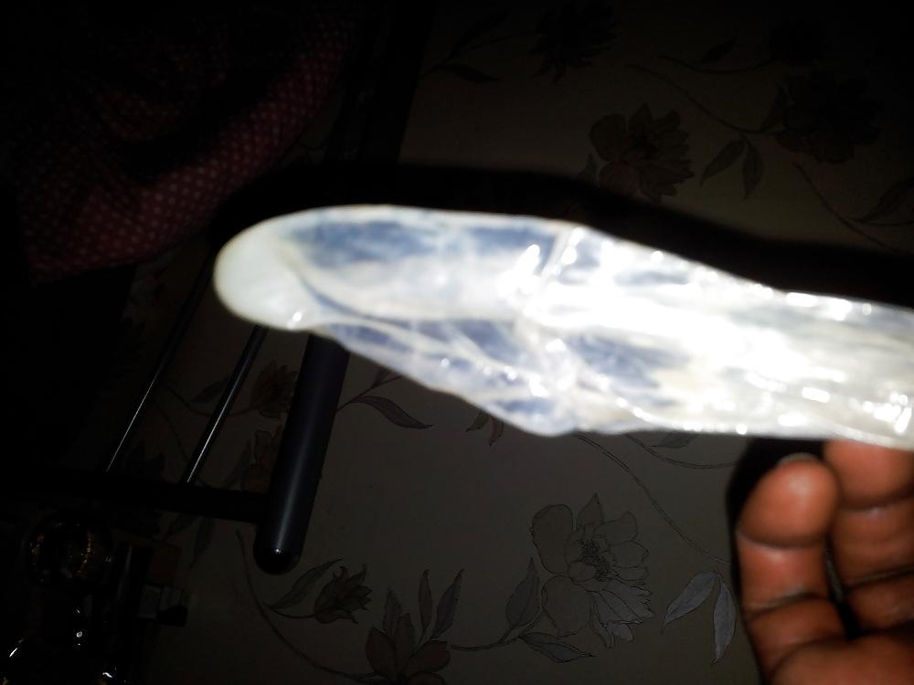 24P Cum in condom 