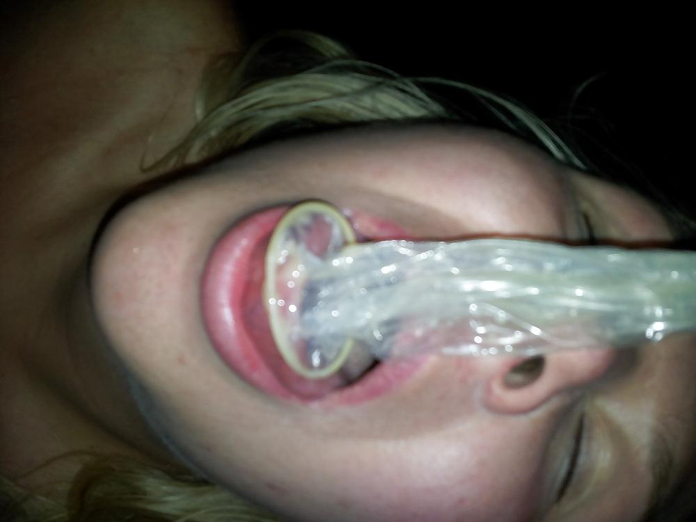24P Cum in condom 