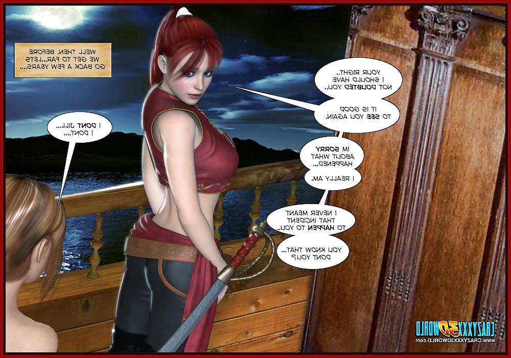 25P 3D Comic: Red Hand Jill 1