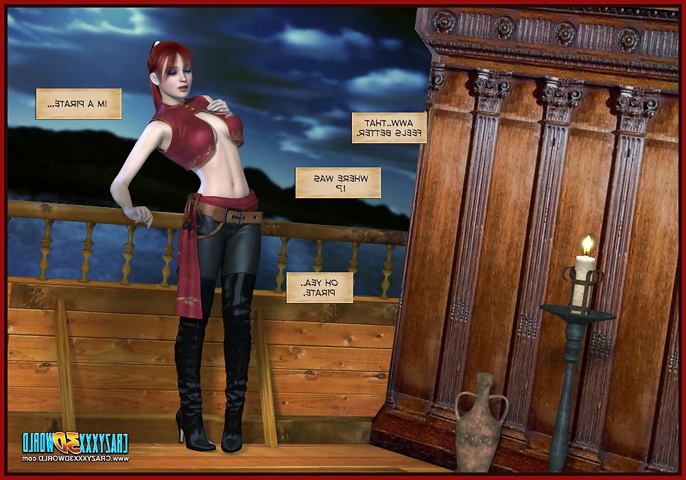 25P 3D Comic: Red Hand Jill 1