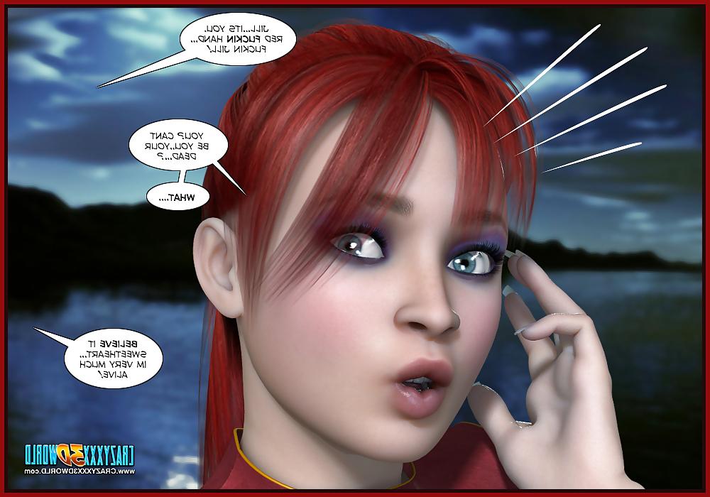 25P 3D Comic: Red Hand Jill 1