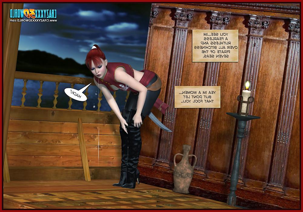 25P 3D Comic: Red Hand Jill 1