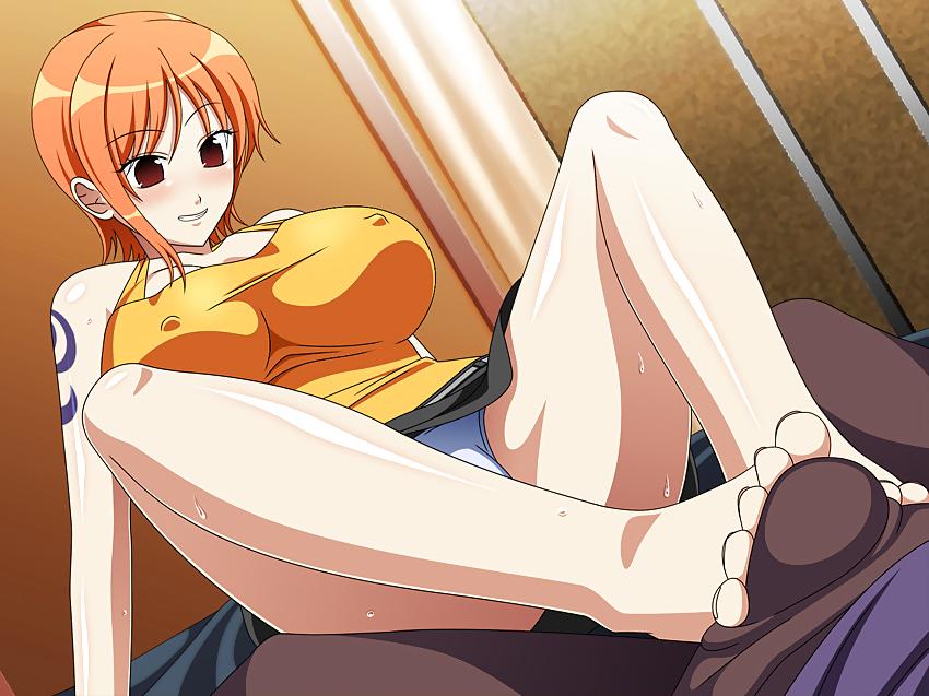 11P My Favorite Hentai Footjob Pics