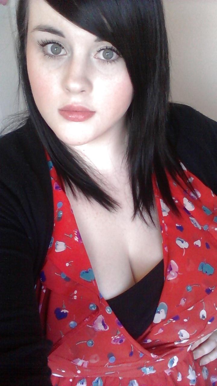25P Big-eyed chubby beauty shows off her amazing tits Part 2