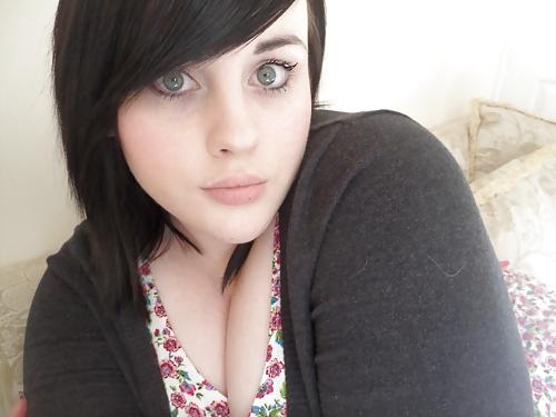 25P Big-eyed chubby beauty shows off her amazing tits Part 2