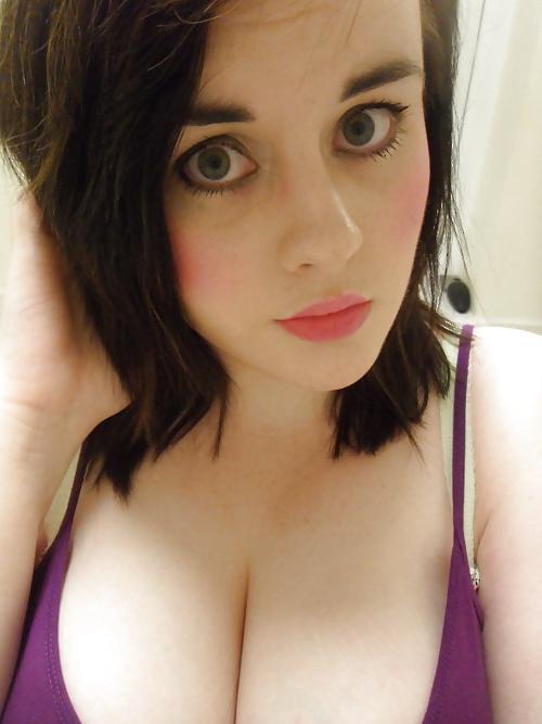 25P Big-eyed chubby beauty shows off her amazing tits Part 2