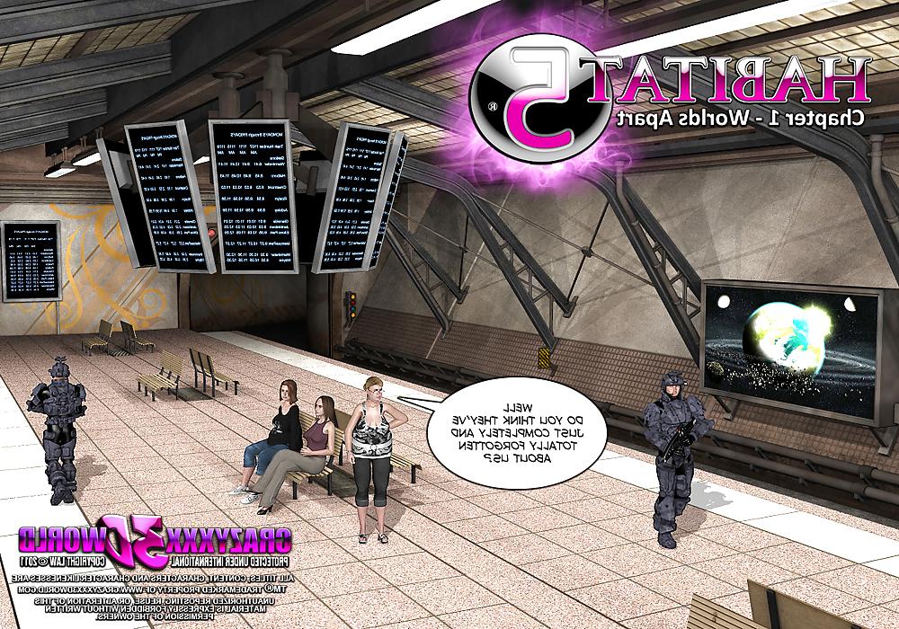 25P 3D Comic: Habitat 5. Episode 1.