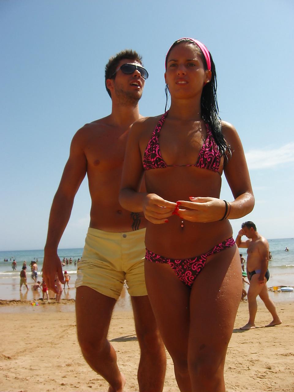 6P Beach teen thong