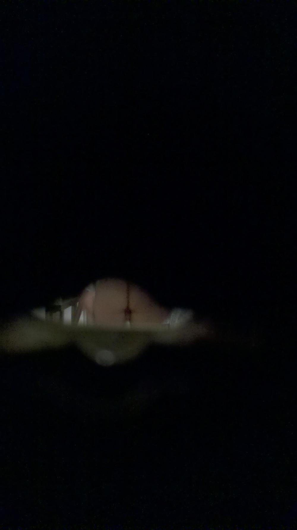 7P Voyeur 23 Yo. cute busty girl spied through the keyhole