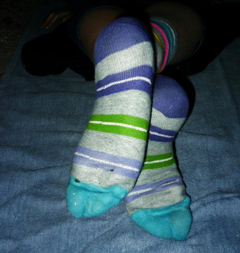 25P Socks Sneakers foot fetish