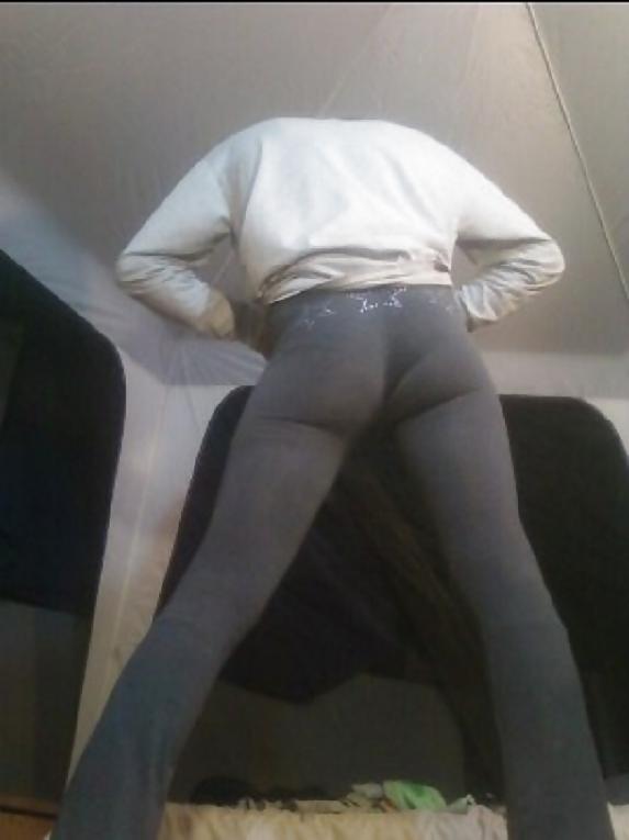 5P See through yoga pants