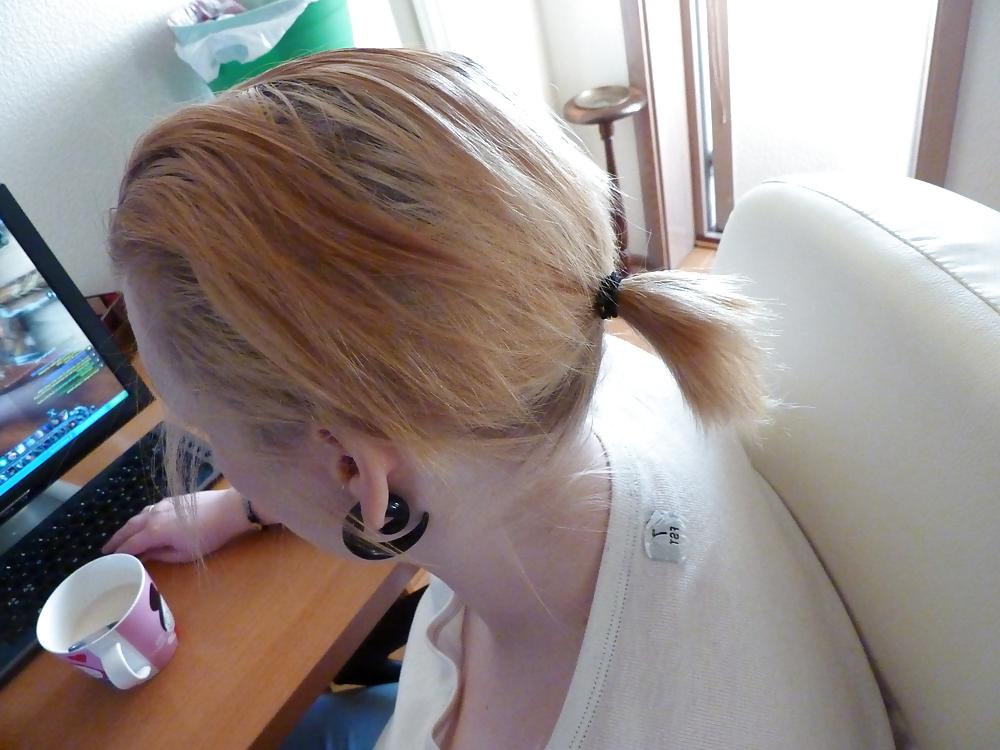 7P Swedish whore lina, downblouse