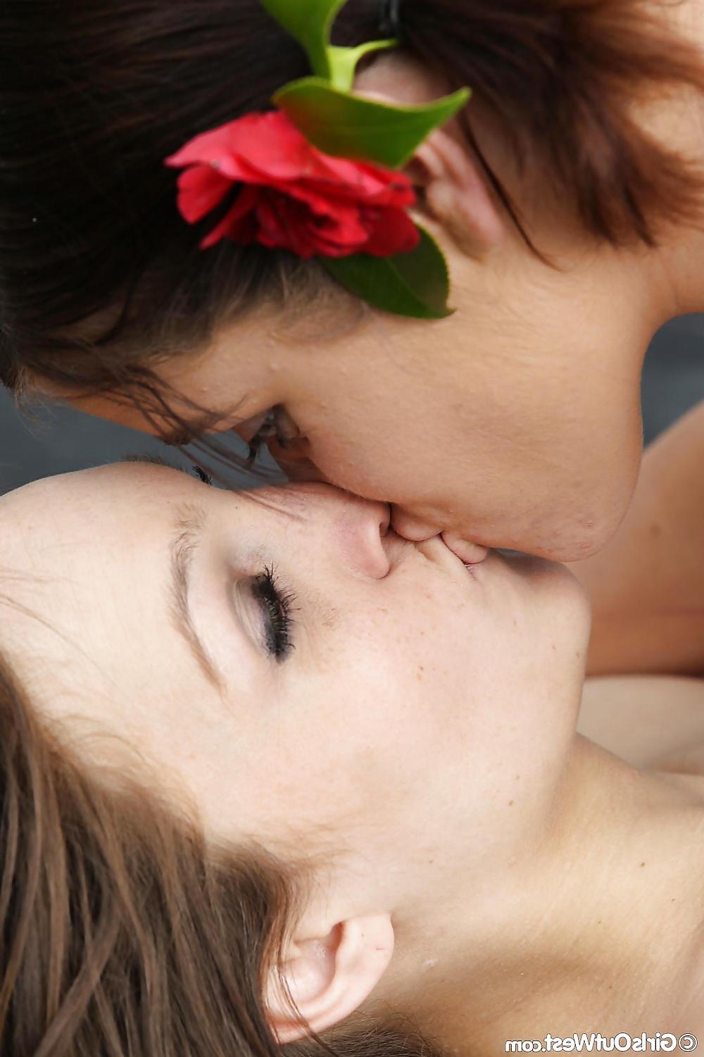 16P Lovely Aussie lesbians have fun outdoors