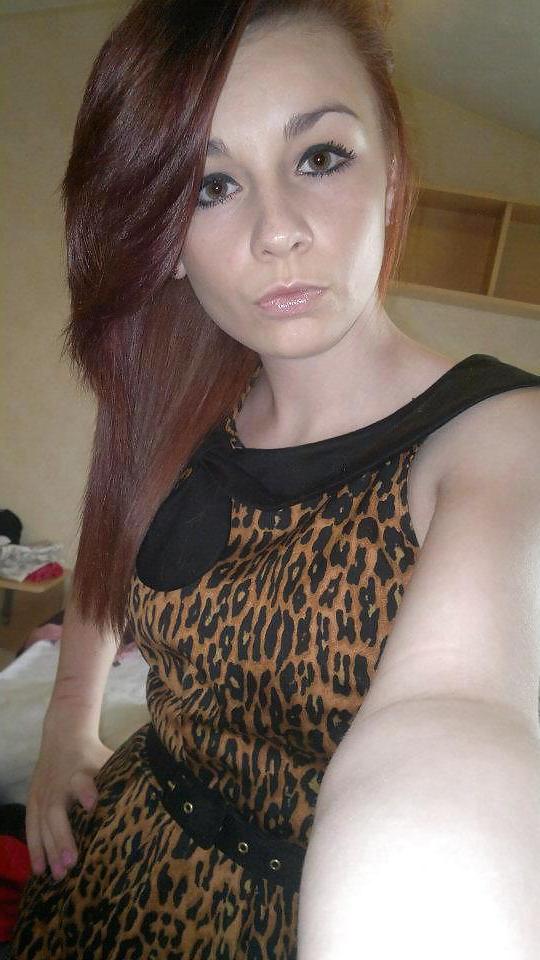 25P Nice skinny blonde facebook slut self shot