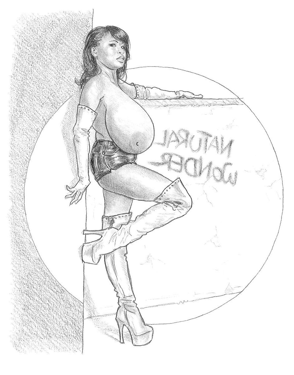 25P Drawn boobs
