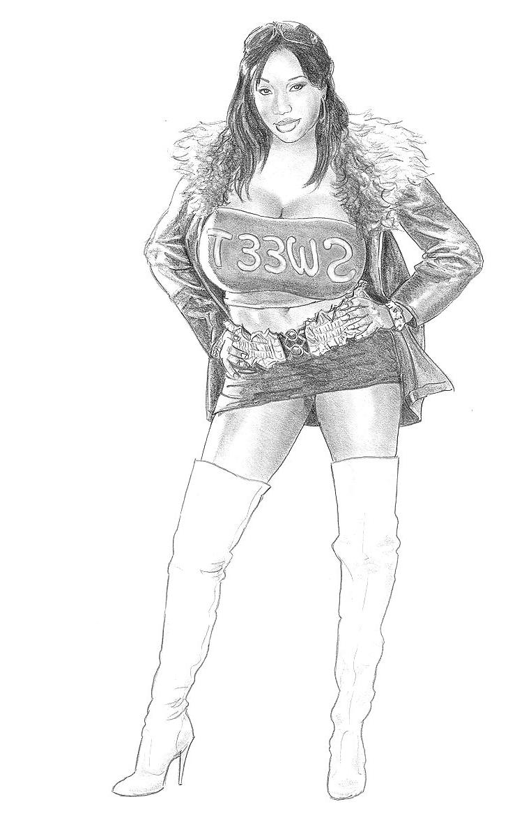 25P Drawn boobs