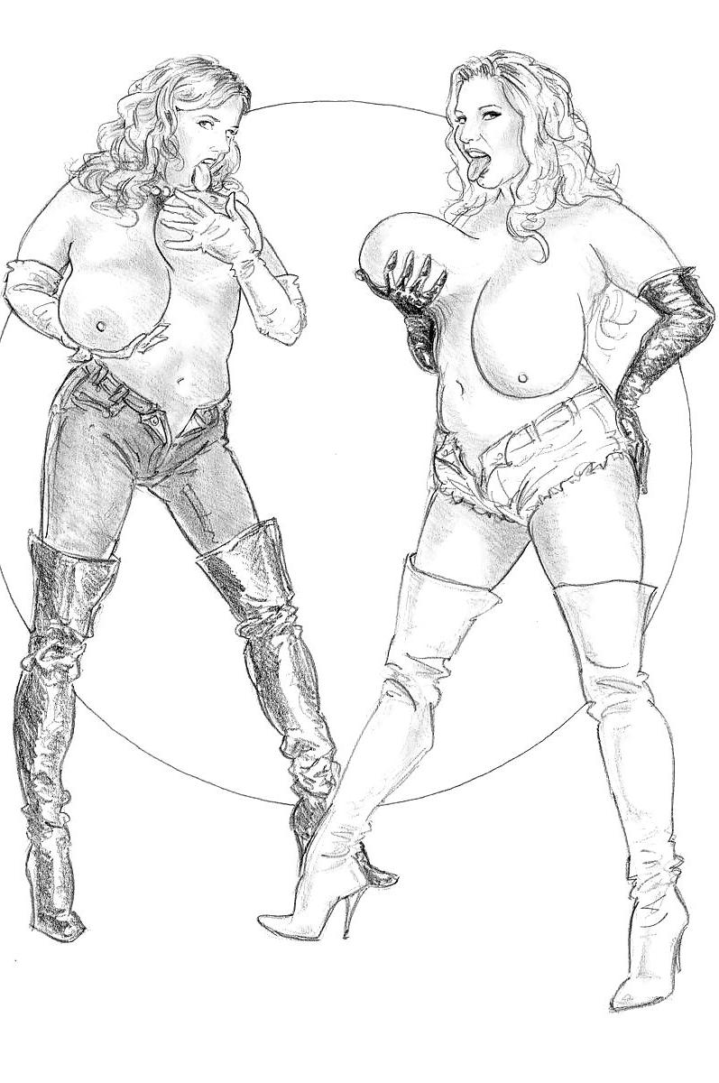 25P Drawn boobs