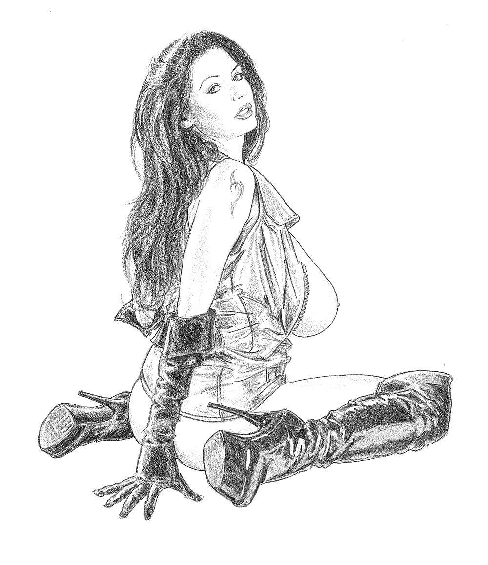 25P Drawn boobs