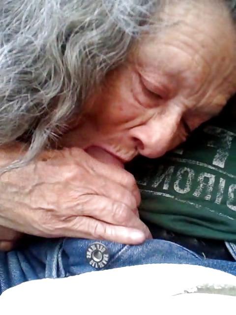 13P Granny suck and handjob 4