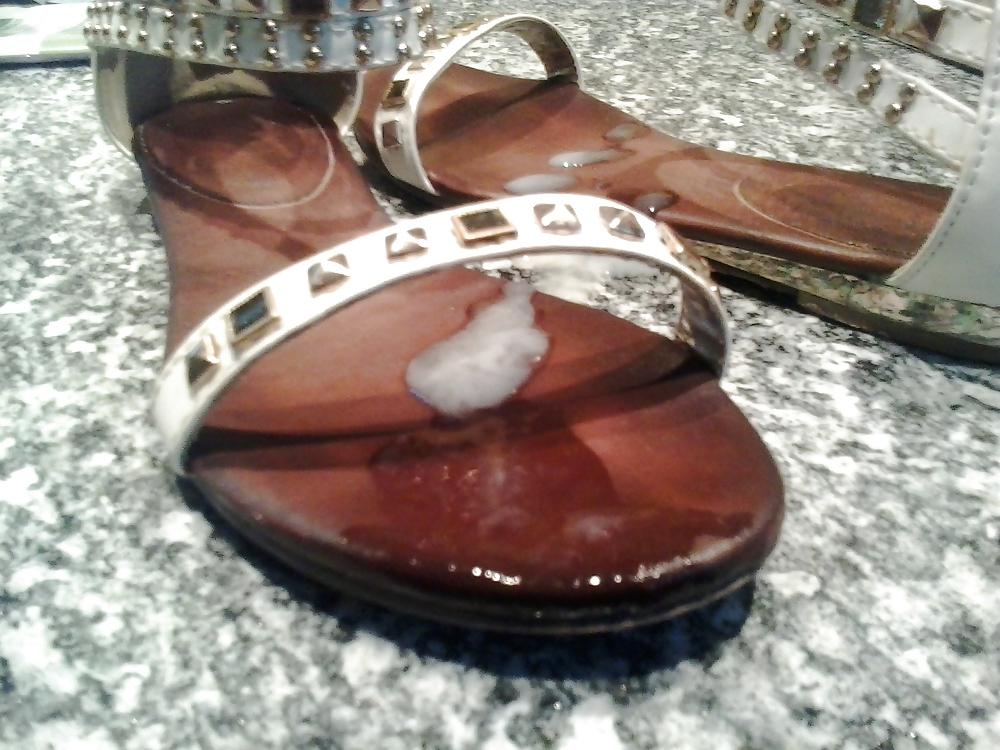 9P White Flat Sandal