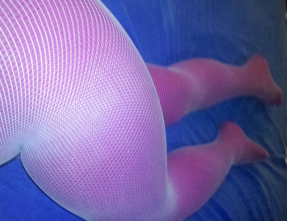 22P Sega doppio collant  strato - pink and fishnet pantihose