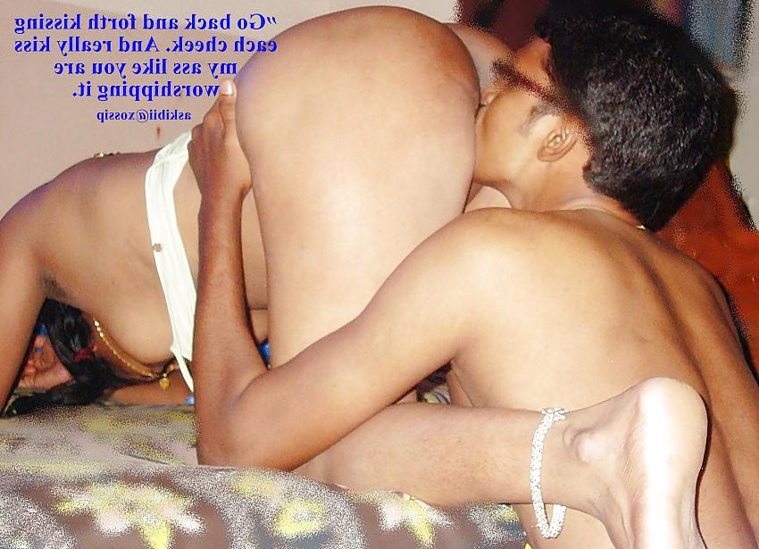 12P Desi wife's Pussy licking training!