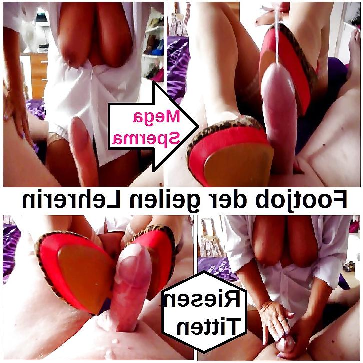 6P Footjob - Shoejob - Handjob - Sperma