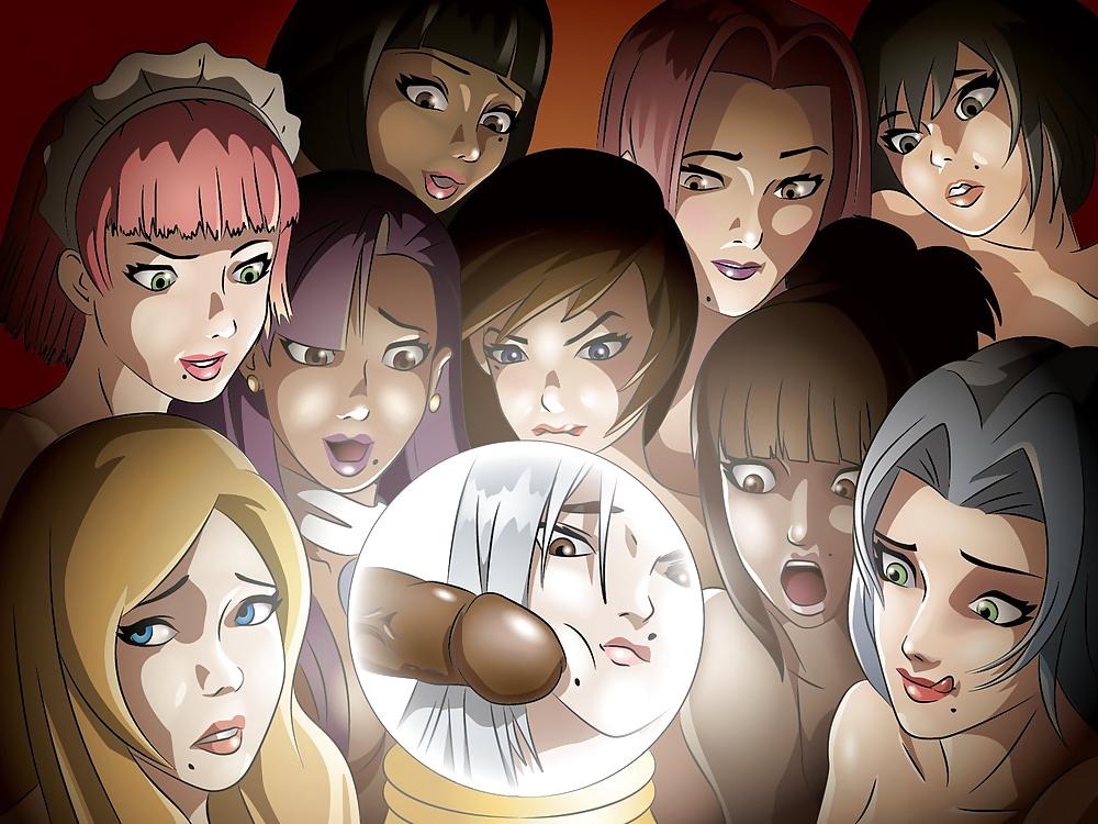 25P Drawn Hits - Toon Tits: Girl Group - Wähle 1 zum Ficken!