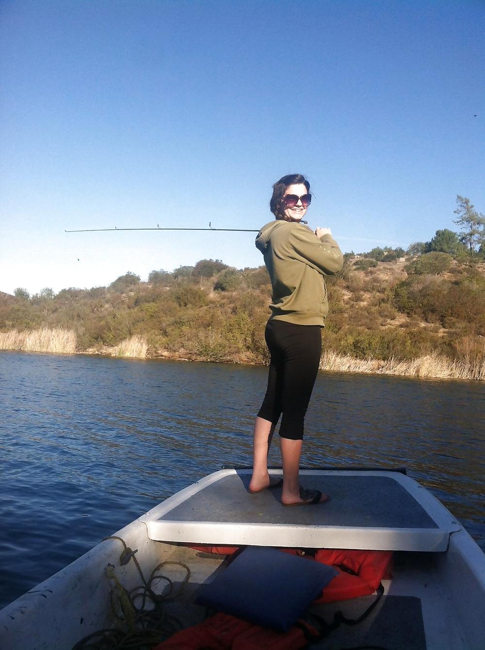 5P Me fishing see though pants