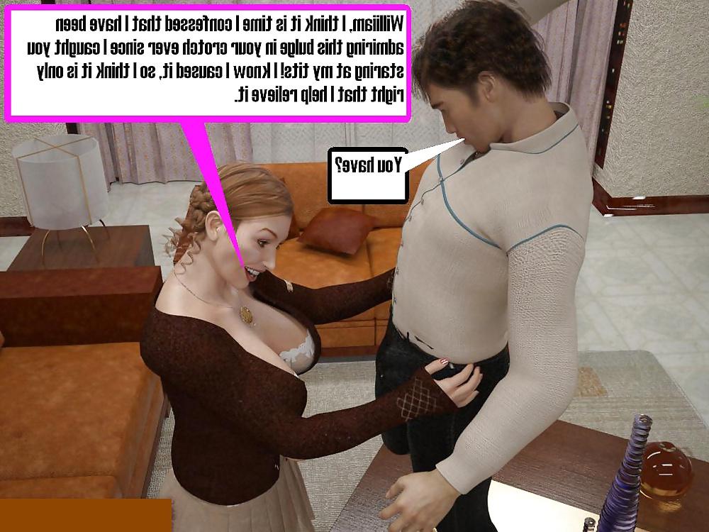 25P Caption 3D comic