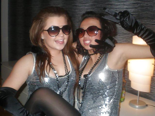 7P Happy and most likely very horny chicks