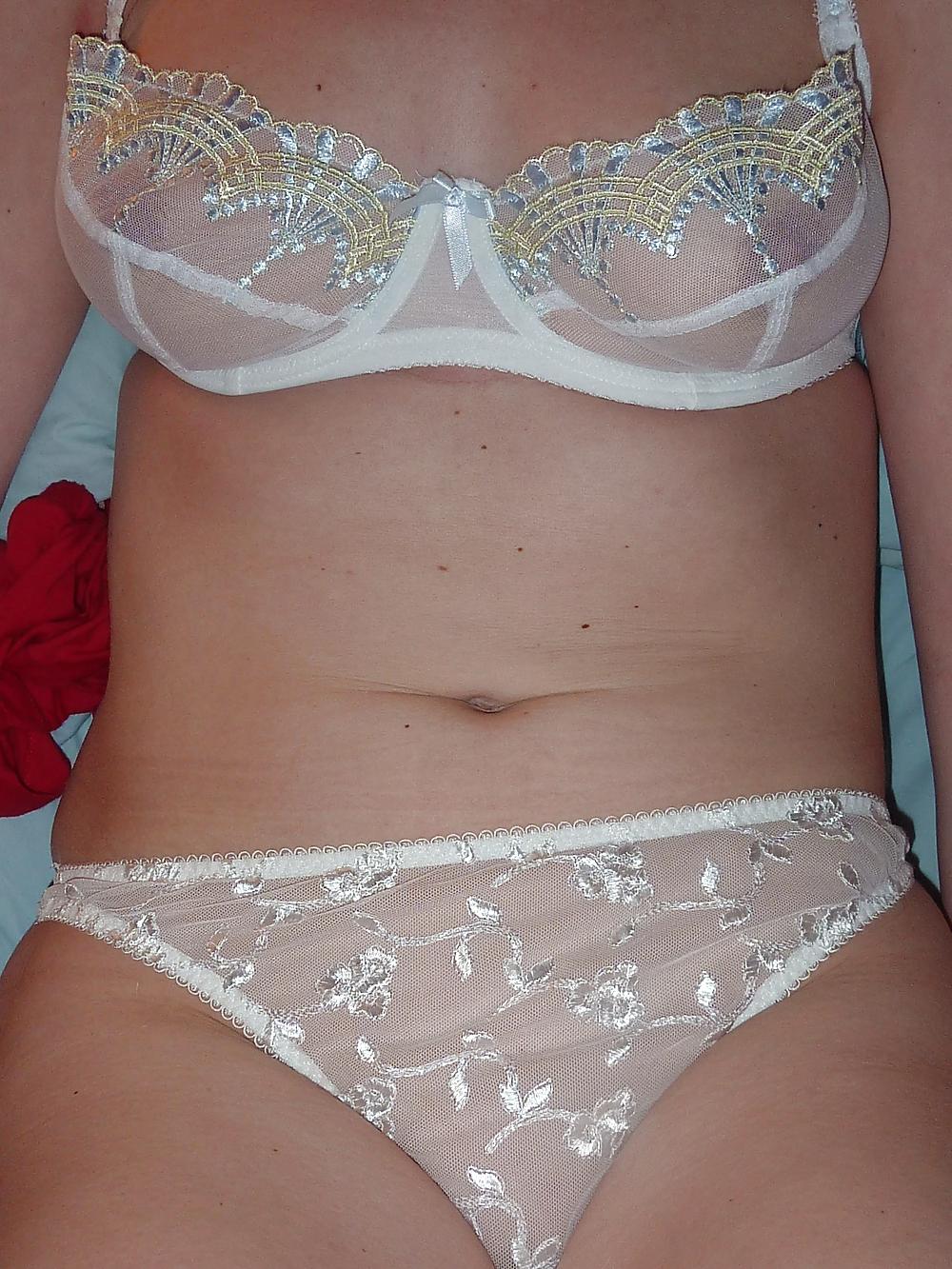 4P Wife in see through underwear