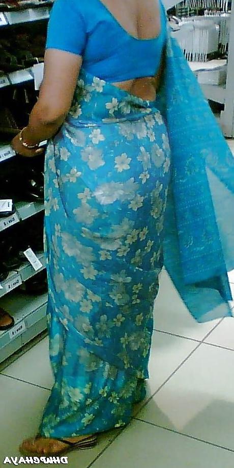 17P Desi aunty Back side Vew