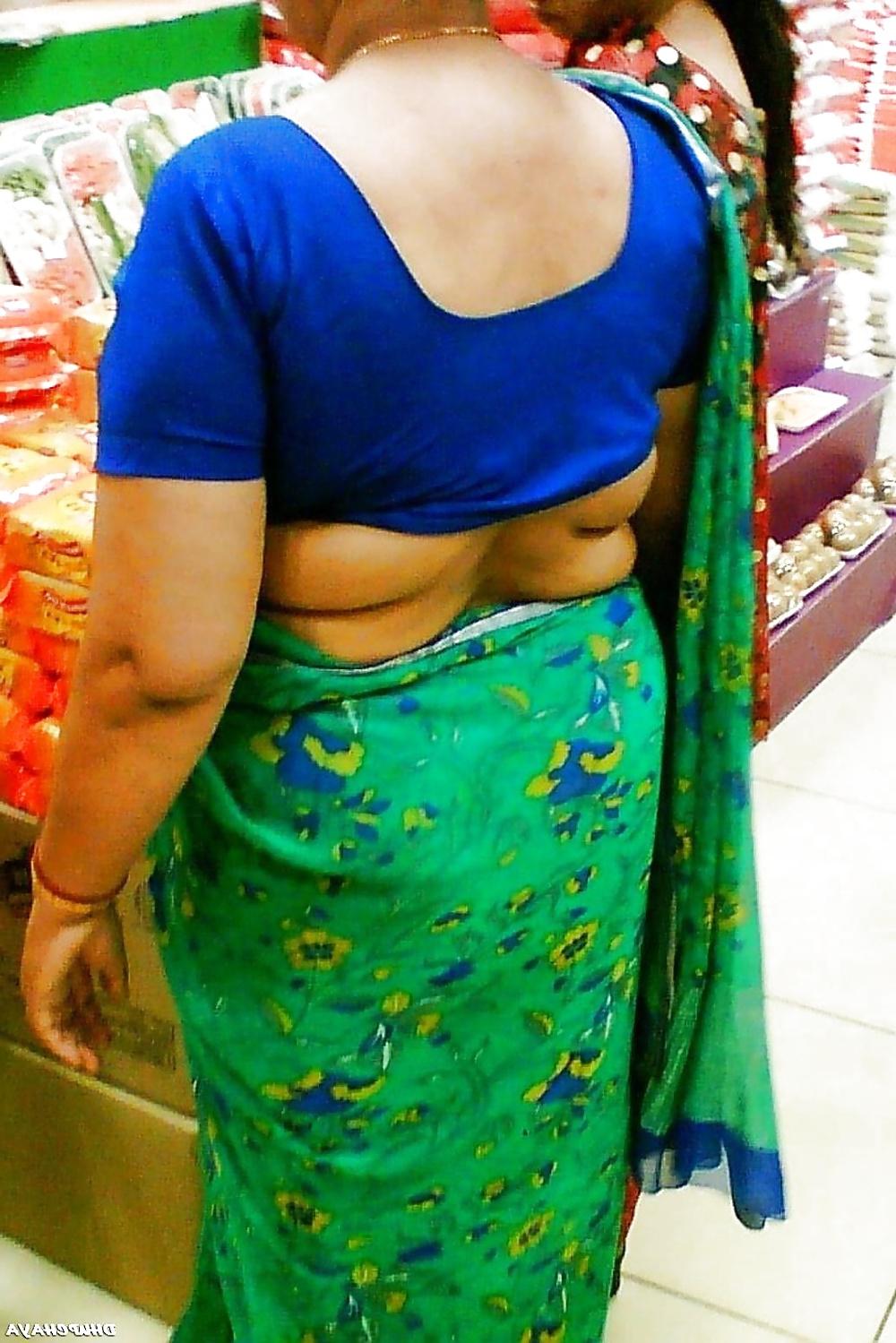 17P Desi aunty Back side Vew