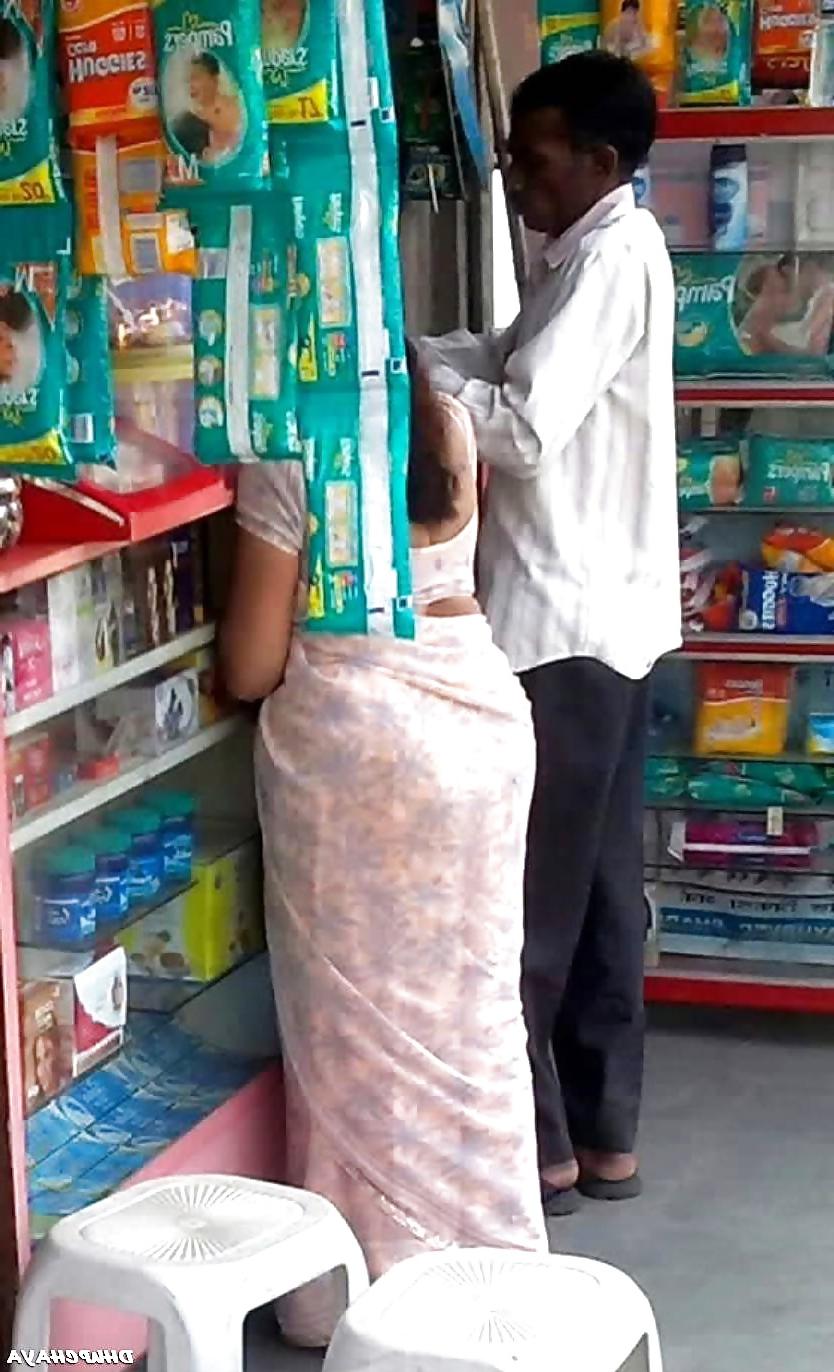 17P Desi aunty Back side Vew