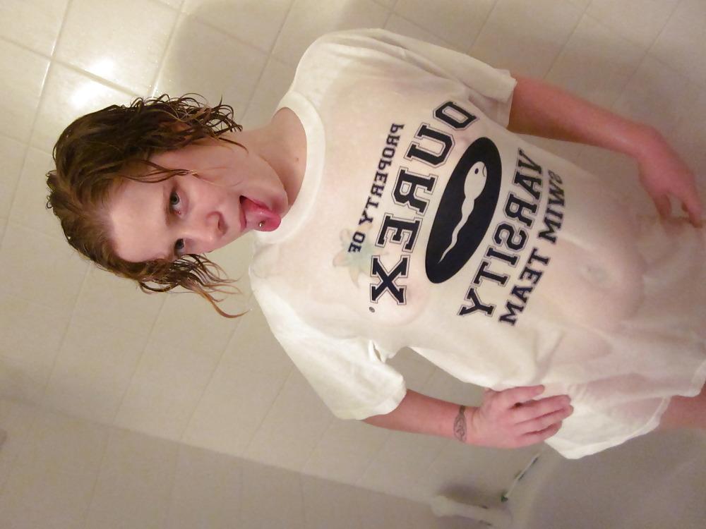 20P Baby's wet t-shirt contest in the shower pt. 2