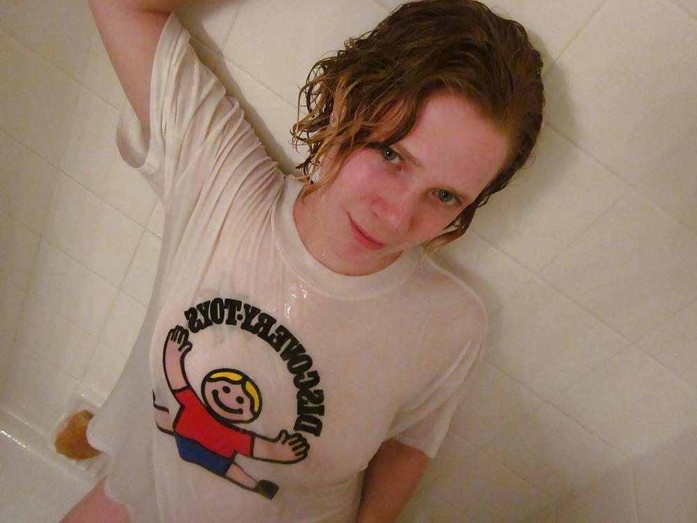 20P Baby's wet t-shirt contest in the shower pt. 2