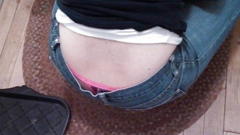 9P See through and some thong peeks