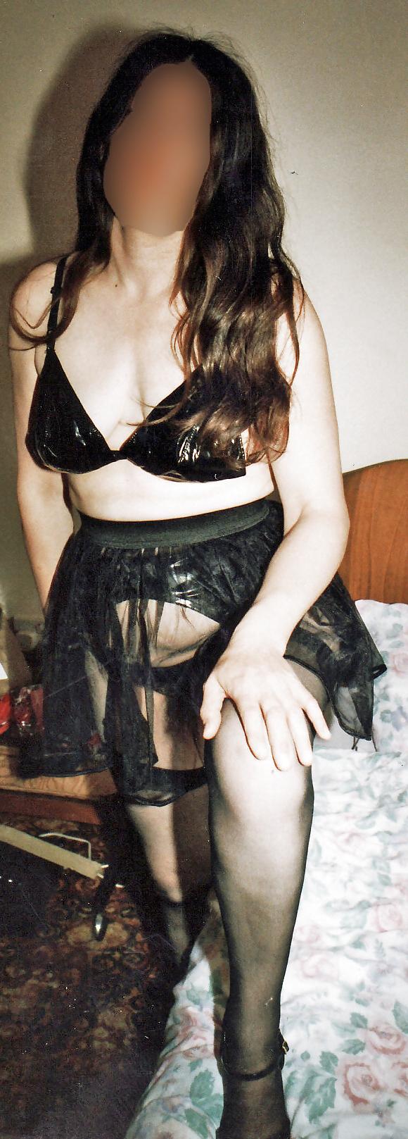8P Wife in see thru skirt & top