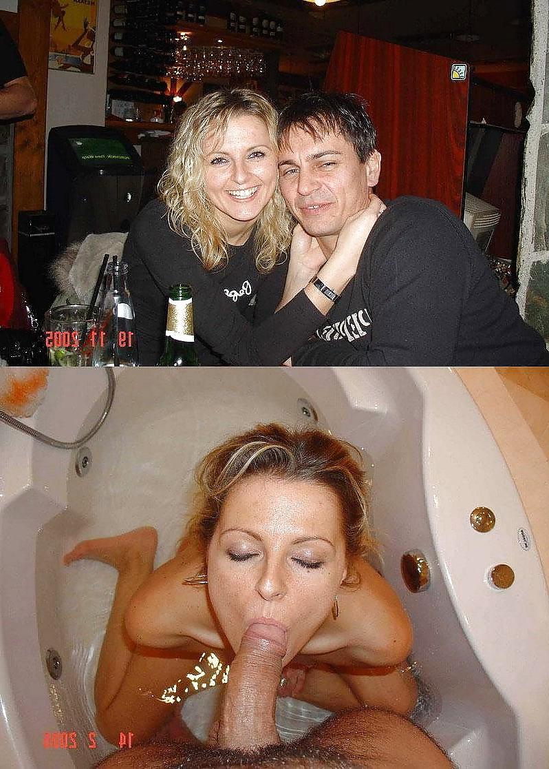 17P Exposed Slut Wives - Before and After 5