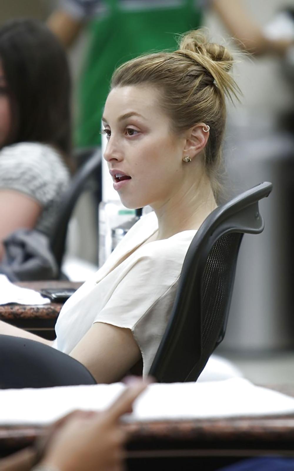8P Whitney Port Downblouse Candids in Beverly Hills