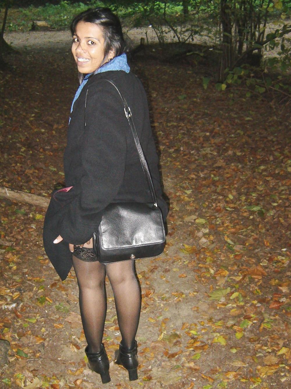 12P Desi Indian Milf Loves Exposing Herself Outdoors