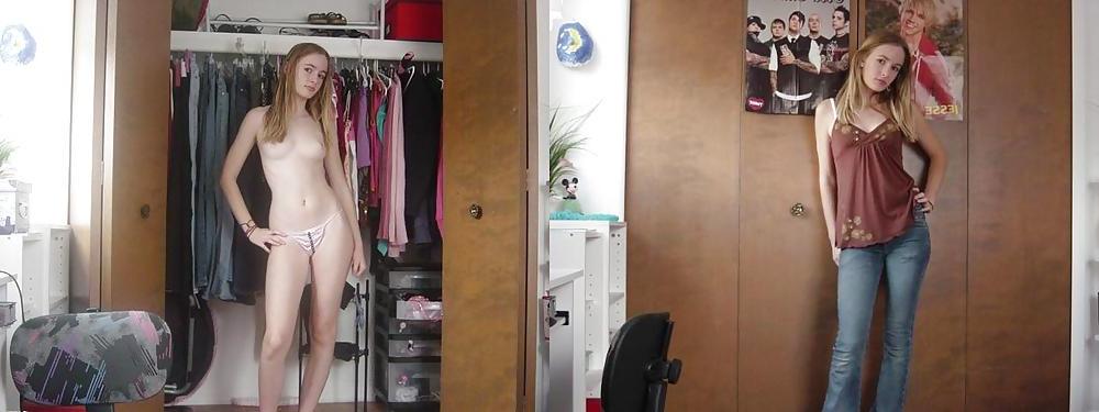 17P Beautiful Teens - Dressed and Undressed
