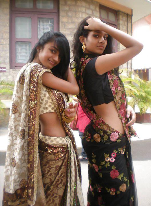 25P Desi galz in saree