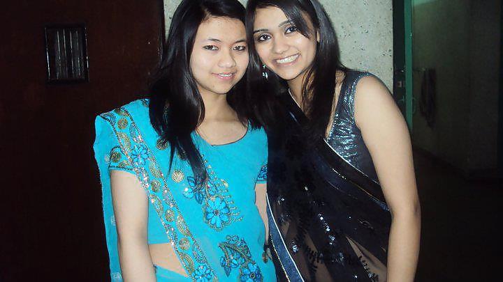 25P Desi galz in saree